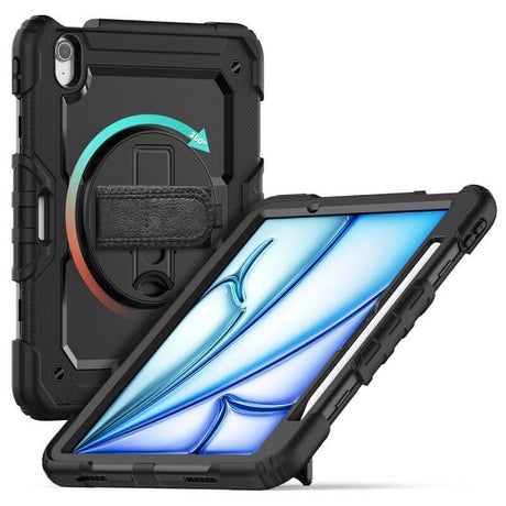 Калъф с Дръжка за iPad Air 13" M4/ M3/ M2, Tech-Protect Solid360 Case, Черен (3)
