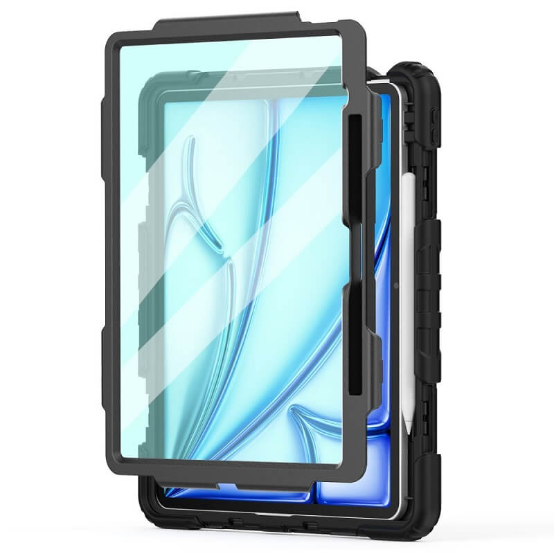 Калъф с Дръжка за iPad Air 13" M4/ M3/ M2, Tech-Protect Solid360 Case, Черен (2)