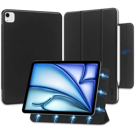 Защитен Калъф за iPad Air 13" M4/ M3/ M2, Tech-Protect Magnetic Case, Черен