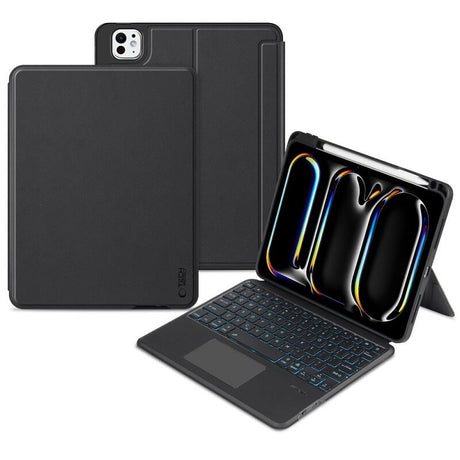 Калъф с Клавиатура за iPad Pro 11 2025-2024, Tech-Protect SC Pen Magnetic Keyboard Case, Черен (5)