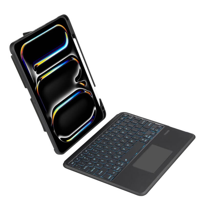 Калъф с Клавиатура за iPad Pro 11 2025-2024, Tech-Protect SC Pen Magnetic Keyboard Case, Черен (2)