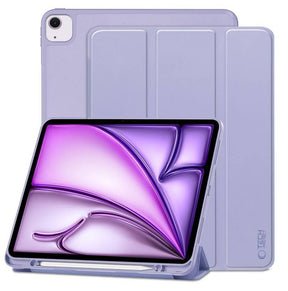 Защитен Калъф за Калъф за iPad Air 13" M4/ M3/ M2, Tech-Protect Trifold Slim Pen Case, Лилав