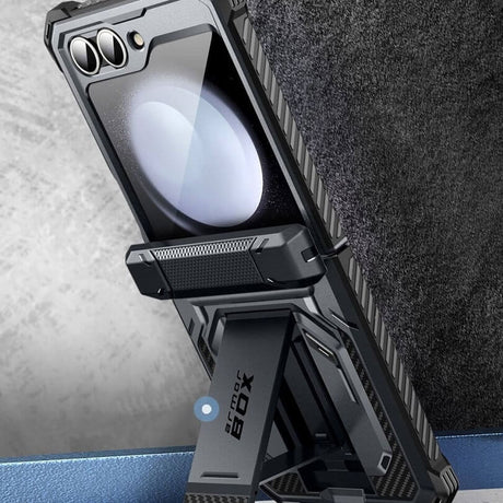 Противоударен Калъф за Samsung Z Flip 7 FE/Z Flip 6, Supcase Iblsn ArmorBox, Черен (2)