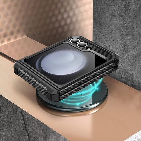 Противоударен Калъф за Samsung Z Flip 7 FE/Z Flip 6, Supcase Unicorn Beetle Pro, Черен (5)