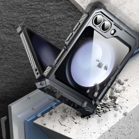 Противоударен Калъф за Samsung Z Flip 7 FE/Z Flip 6, Supcase Iblsn ArmorBox, Черен (3)