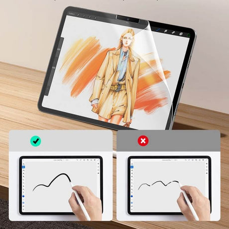 Матов Протектор за iPad Pro 13 2025-2024, ESR Paper Feel Glass, Прозрачен (6)
