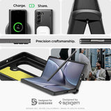 Калъф с Предпазител за Samsung Z Fold 6, Spigen Slim Armor Pro Case, Черен (9)