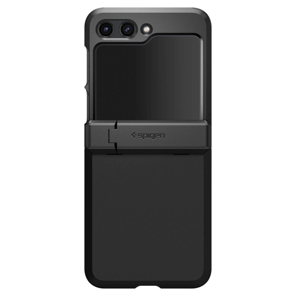 Калъф с Предпазител за Samsung Z Flip 7 FE/Z Flip 6, Spigen Tough Armor Case, Черен (4)