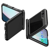 Калъф с Предпазител за Samsung Z Flip 7 FE/Z Flip 6, Spigen Tough Armor Case, Черен (3)