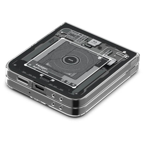Тънък Калъф за Samsung Z Flip 7 FE/Z Flip 6, Spigen AirSkin Zero One Case, Черен (3)