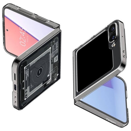Тънък Калъф за Samsung Z Flip 7 FE/Z Flip 6, Spigen AirSkin Zero One Case, Черен (6)