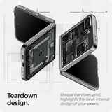 Тънък Калъф за Samsung Z Flip 7 FE/Z Flip 6, Spigen AirSkin Zero One Case, Черен (8)