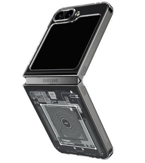 Тънък Калъф за Samsung Z Flip 7 FE/Z Flip 6, Spigen AirSkin Zero One Case, Черен
