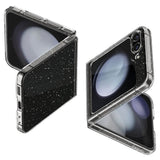 Блестящ Калъф за Samsung Z Flip 7 FE/Z Flip 6, Spigen AirSkin Glitter Case, Прозрачен (5)