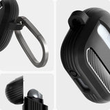 Калъф за Слушалки Samsung Galaxy Buds 3 Pro/ 3 FE/ 3, Spigen Rugged Armor Case, Черен (7)