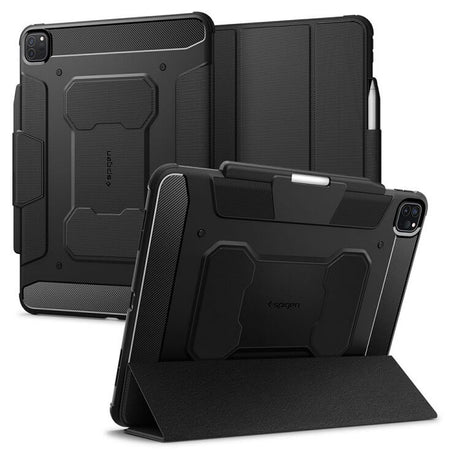Противоударен Калъф за iPad Pro 13 2025-2024, Spigen Rugged Armor Pro Case, Черен