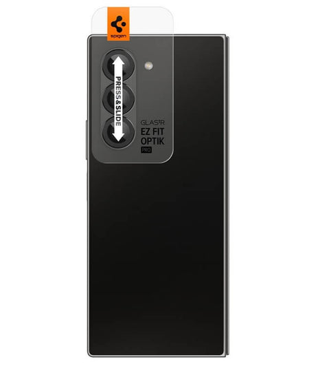Протектор за Камерата на Samsung Z Fold 6, Spigen EZ Fit Optik Pro Glass tR 2бр., Черен (2)