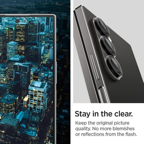 Протектор за Камерата на Samsung Z Fold 6, Spigen EZ Fit Optik Pro Glass tR 2бр., Черен (8)