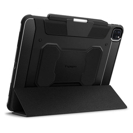 Противоударен Калъф за iPad Pro 13 2025-2024, Spigen Rugged Armor Pro Case, Черен (6)