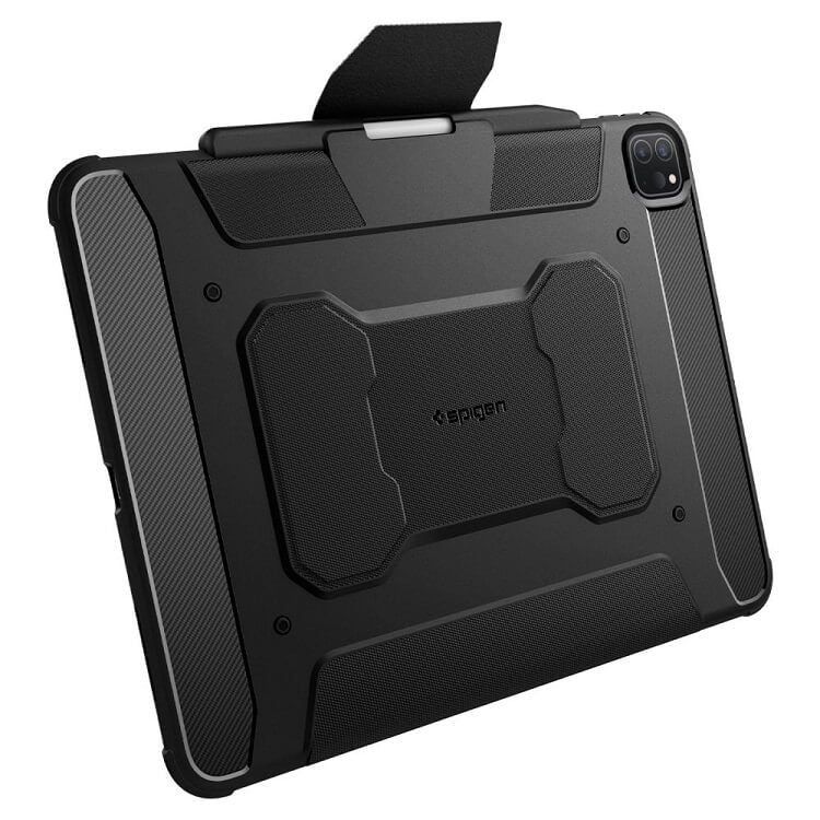 Противоударен Калъф за iPad Pro 13 2025-2024, Spigen Rugged Armor Pro Case, Черен (4)