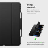 Противоударен Калъф за iPad Pro 13 2025-2024, Spigen Rugged Armor Pro Case, Черен (10)