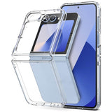 Тънък Калъф за Samsung Z Flip 7 FE/Z Flip 6, Ringke Fusion Case, Прозрачен (4)