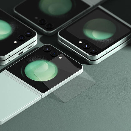 Протектор за Външния Дисплей на Samsung Z Flip 7 FE/Z Flip 6, Ringke Glass, Прозрачен (5)