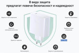 Оригинално Зарядно Honor Super Charge Power Adapter GaN 100W USB-C 220v, Бял (4)