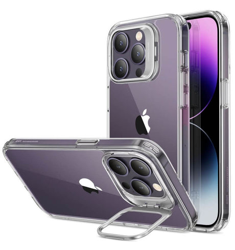 Калъф за iPhone 14 Pro Max, ESR Classic Hybrid Kickstand Case, Прозрачен