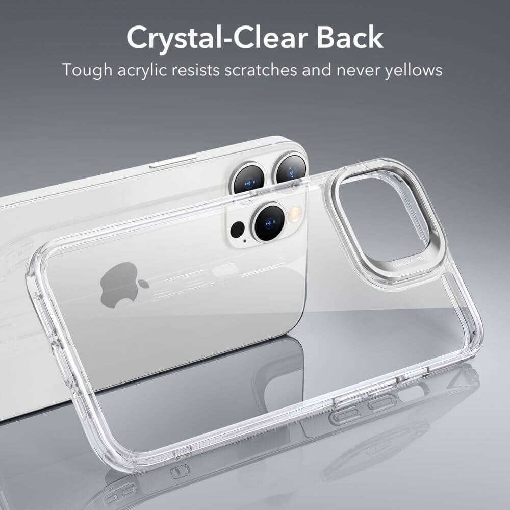 Калъф за iPhone 14 Pro Max, ESR Classic Hybrid Kickstand Case, Прозрачен (5)