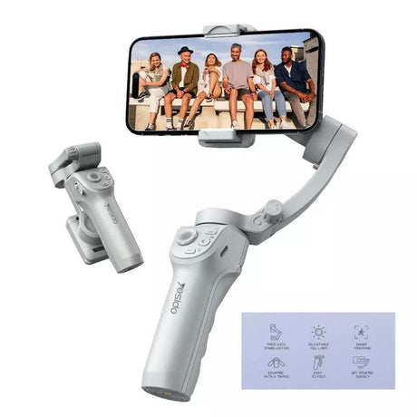 Видео Стабилизатор за Телефон, Yesido Gimbal Stabilizer 3-Axis, Сив (3)