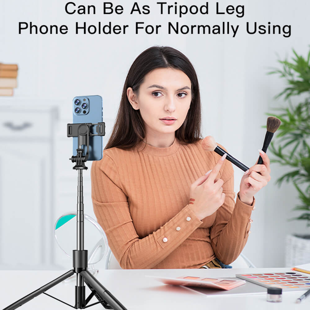 Блутут Статив, Yesido Wireless Selfie Stick-tripod Screw, Черен (2)