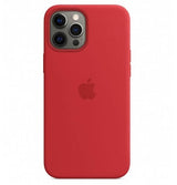Оригинален Силиконов Калъф за iPhone 12 Pro Max, Silicone Magsafe Case MHLF3ZM/A, Червен (3)