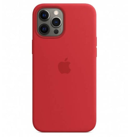 Оригинален Силиконов Калъф за iPhone 12 Pro Max, Silicone Magsafe Case MHLF3ZM/A, Червен (3)