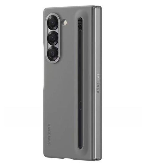Оригинален Калъф с Писалка за Samsung Z Fold 6, Slim S Pen Case EF-OF95PCJEGWW, Сив (2)