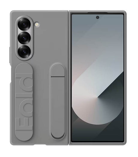 Оригинален Калъф с Дръжка за Samsung Z Fold 6, Silicone Case EF-MF956TJEGWW, Сив (3)