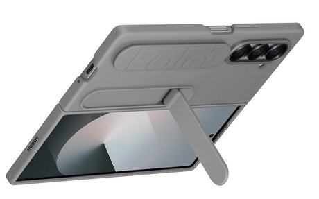 Оригинален Калъф с Дръжка за Samsung Z Fold 6, Silicone Case EF-MF956TJEGWW, Сив (2)