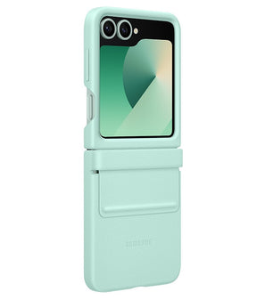 Оригинален Кожен Калъф Samsung Z Flip 7 FE/Z Flip 6, Kindsuit Case EF-VF741PMEGWW, Зелен