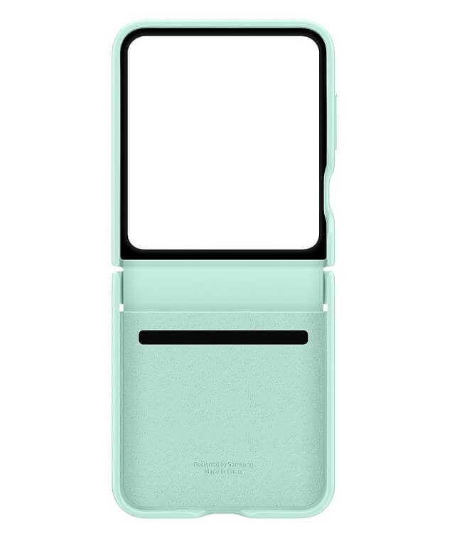 Оригинален Кожен Калъф Samsung Z Flip 7 FE/Z Flip 6, Kindsuit Case EF-VF741PMEGWW, Зелен (5)