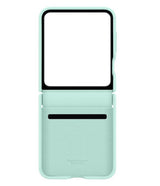 Оригинален Кожен Калъф Samsung Z Flip 7 FE/Z Flip 6, Kindsuit Case EF-VF741PMEGWW, Зелен (5)