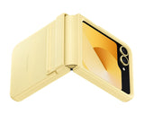 Оригинален Кожен Калъф Samsung Z Flip 7 FE/Z Flip 6, Kindsuit Case EF-VF741PYEGWW, Жълт (4)
