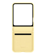 Оригинален Кожен Калъф Samsung Z Flip 7 FE/Z Flip 6, Kindsuit Case EF-VF741PYEGWW, Жълт (5)
