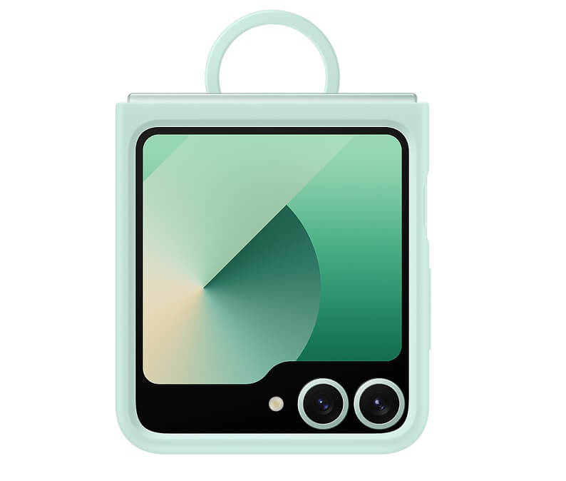 Оригинален Силиконов Калъф Samsung Z Flip 7 FE/Flip 6, Silicone Case EF-PF741TMEGWW, Зелен (2)