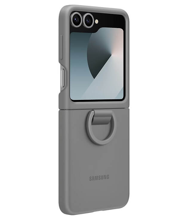 Оригинален Силиконов Калъф Samsung Z Flip 7 FE/Z Flip 6, Silicone Case EF-PF741TJEGWW, Сив