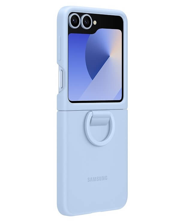 Оригинален Силиконов Калъф Samsung Z Flip 7 FE/Z Flip 6, Silicone Case EF-PF741TLEGWW, Син