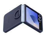 Оригинален Силиконов Калъф Samsung Z Flip 7 FE/Z Flip 6, Silicone Case EF-PF741TNEGWW, Тъмно Син (4)