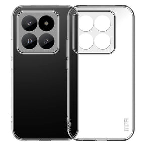 Силиконов Калъф за Xiaomi 14, GKK Clear TPU Case, Прозрачен