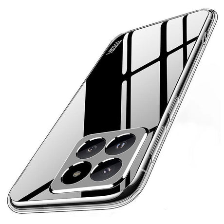 Силиконов Калъф за Xiaomi 14 Pro, GKK Clear TPU Case, Прозрачен (3)