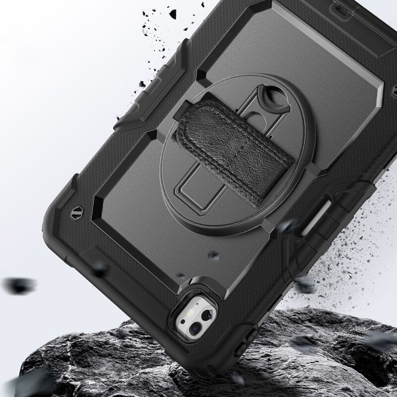 Калъф с Дръжка за iPad Pro 11 2025-2024, Tech-Protect Solid360 Case, Черен (6)