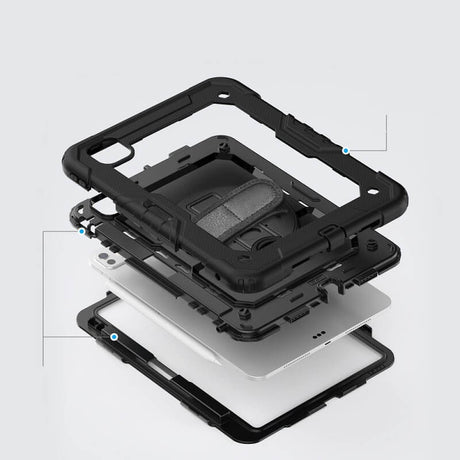 Калъф с Дръжка за iPad Pro 11 2025-2024, Tech-Protect Solid360 Case, Черен (5)